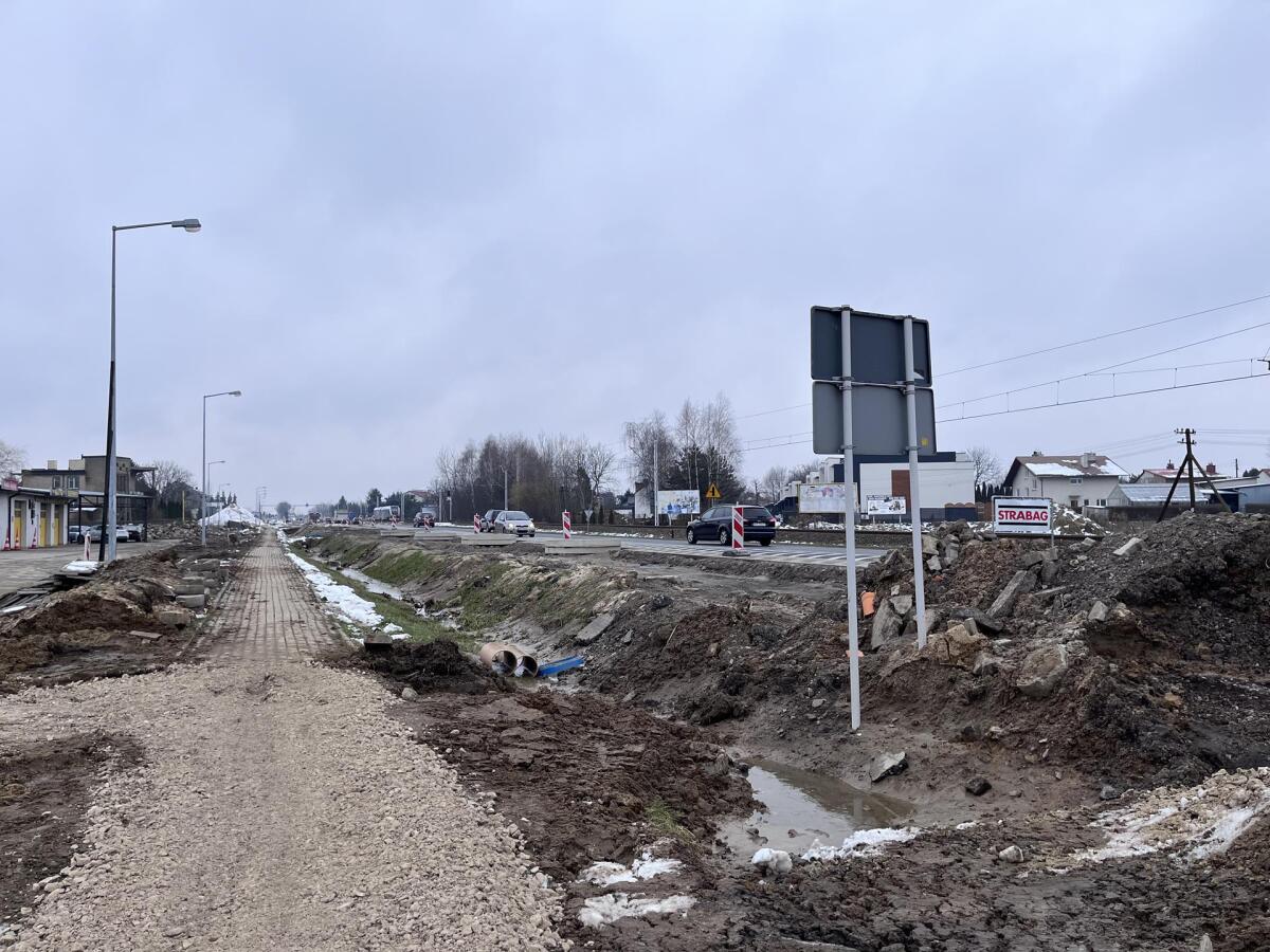 Rozbudowa ul. Warszawskiej [styczeń 2023]
